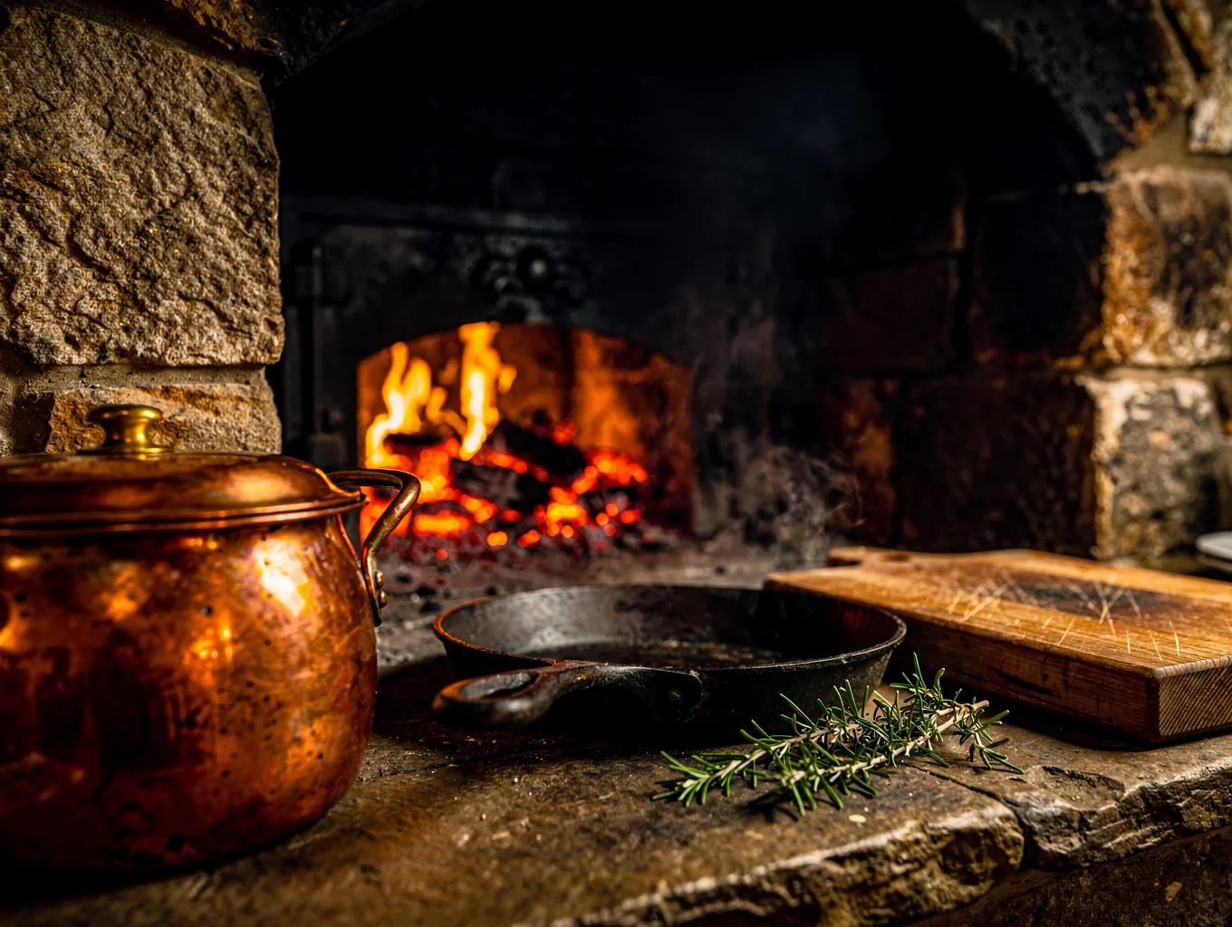 Chefs working in a modern open-concept Italian kitchen